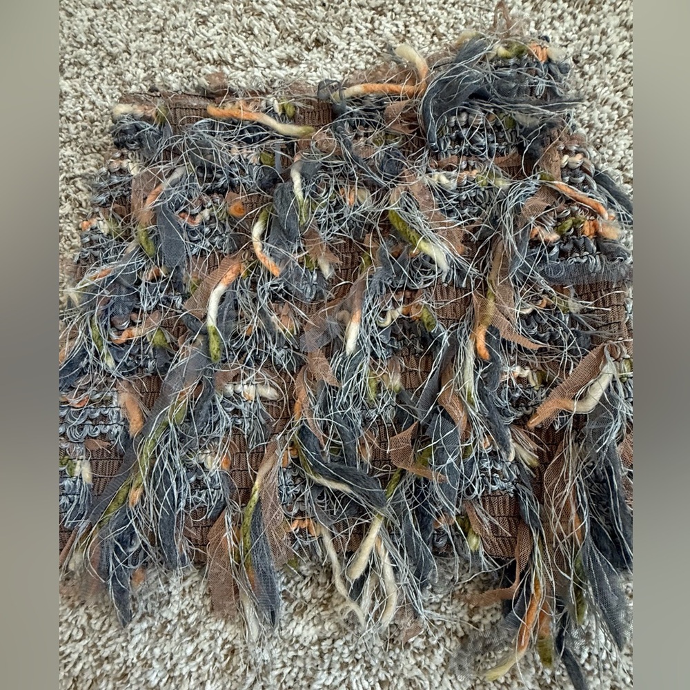 Feather Trim Mini Skirt - Picture 3 of 4